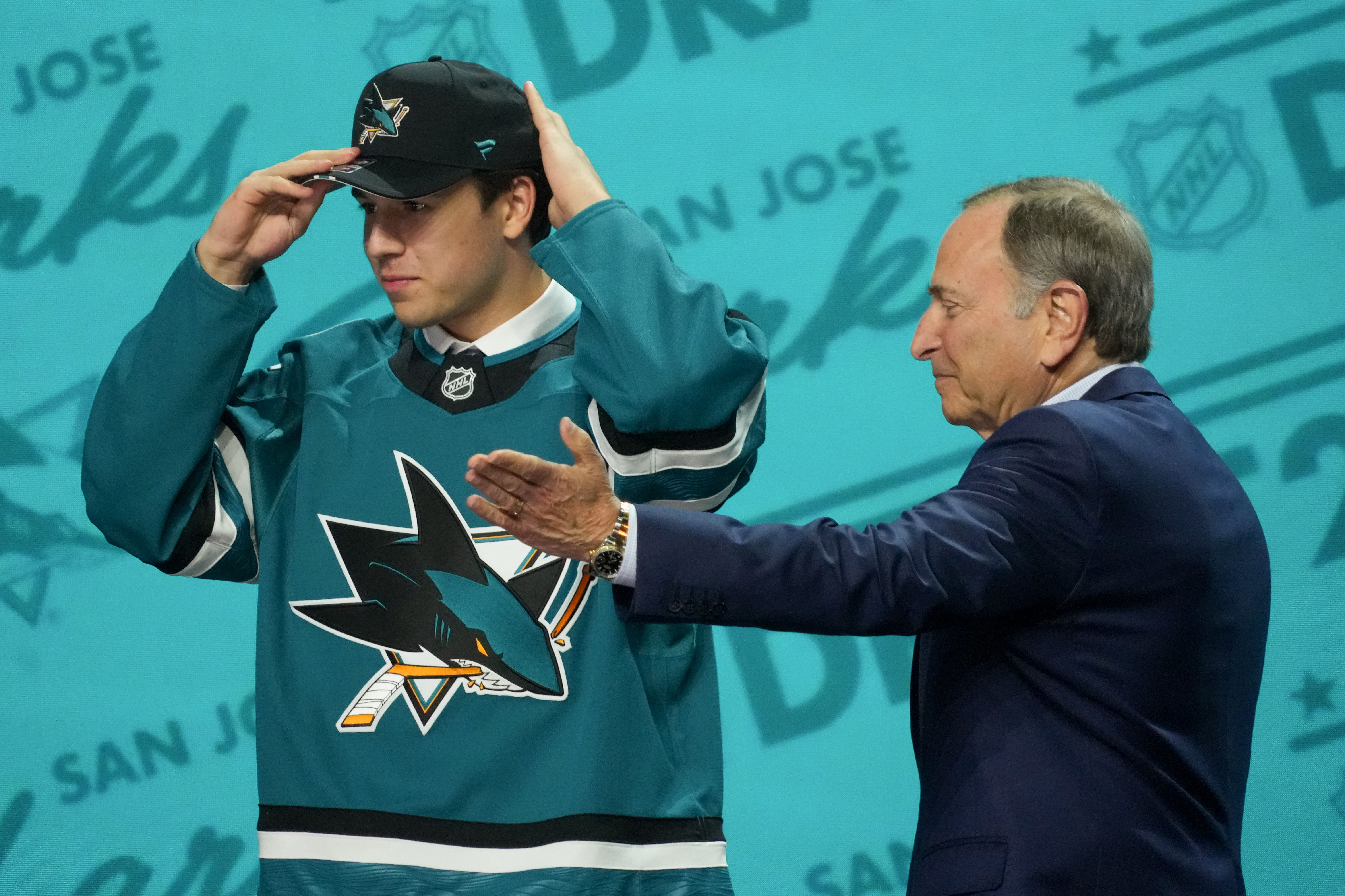 Michael Misa could make the Sharks an even more competitive team - Source: Imagn